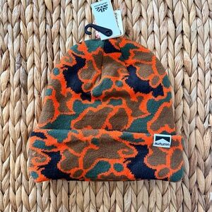 Free People Autumn camo Beanie